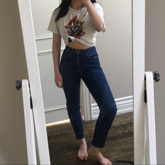 American Apparel high waisted denim jeans - Picture 1 of 5